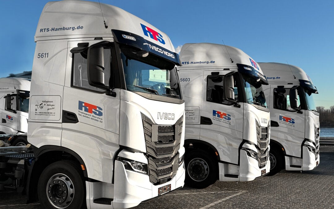 RTS Transport Service erweitert Flotte mit 100 neuen IVECO S-Way Fahrzeugen