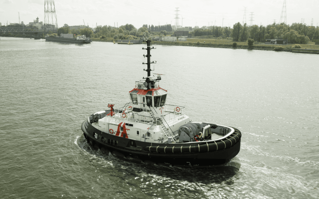 Volta 1: Europas erstes E-Schleppschiff startet in Antwerpen