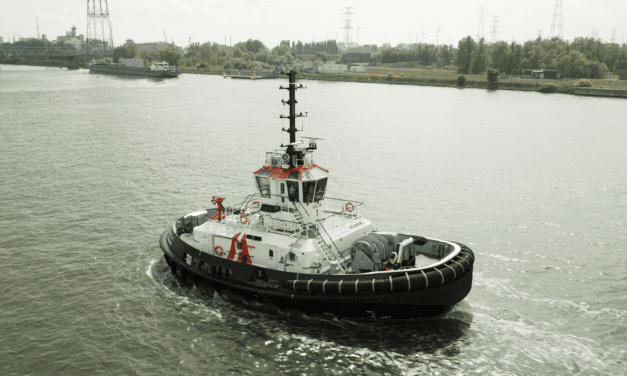 Volta 1: Europas erstes E-Schleppschiff startet in Antwerpen