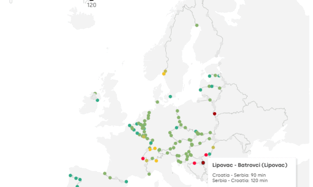 Transporeon zeigt Live-Wartezeiten für Lkw an EU-Grenzen