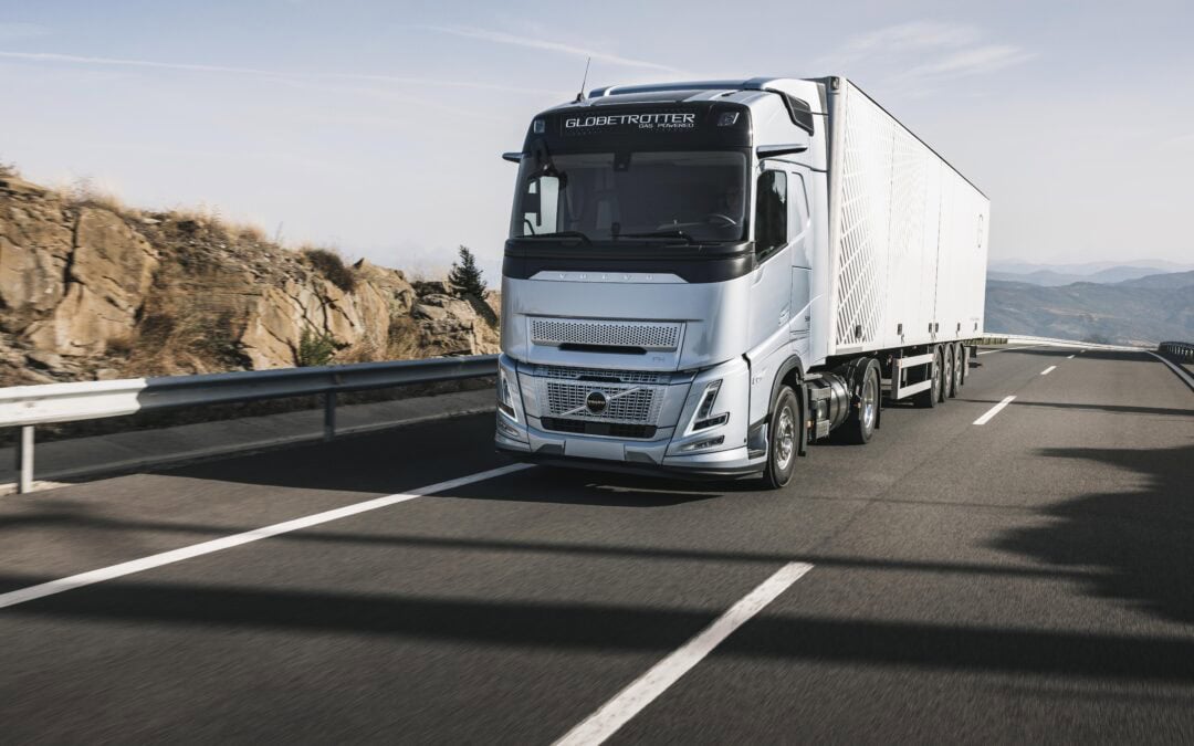 Gasbetriebene Lkw von Volvo