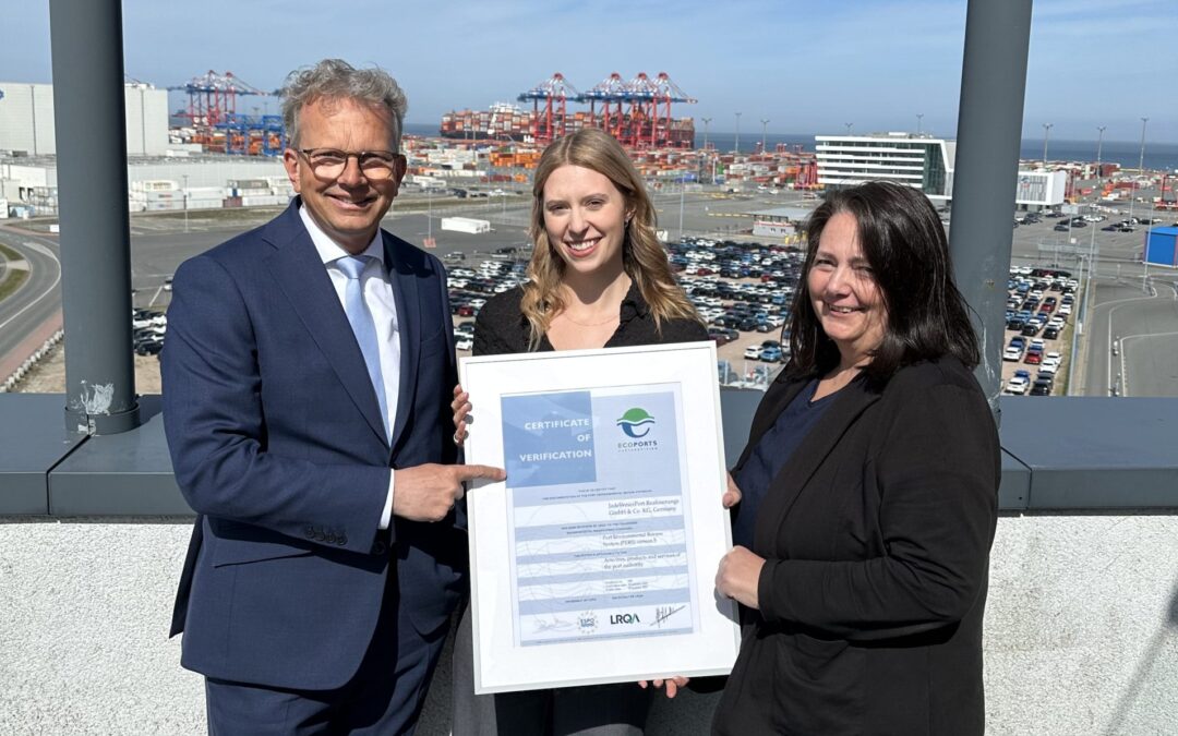 JadeWeserPort setzt Umweltmaßstab