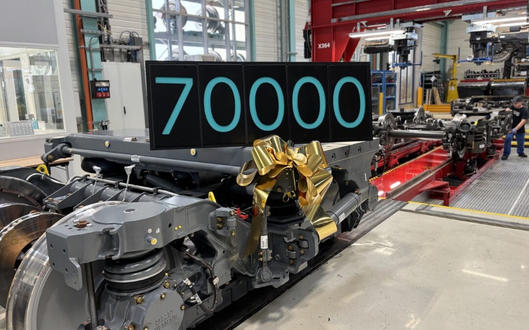 Siemens Mobility Graz liefert 70.000. Fahrwerk aus