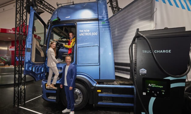 DHL mietet 30 eActros 600 von hylane & Daimler Truck