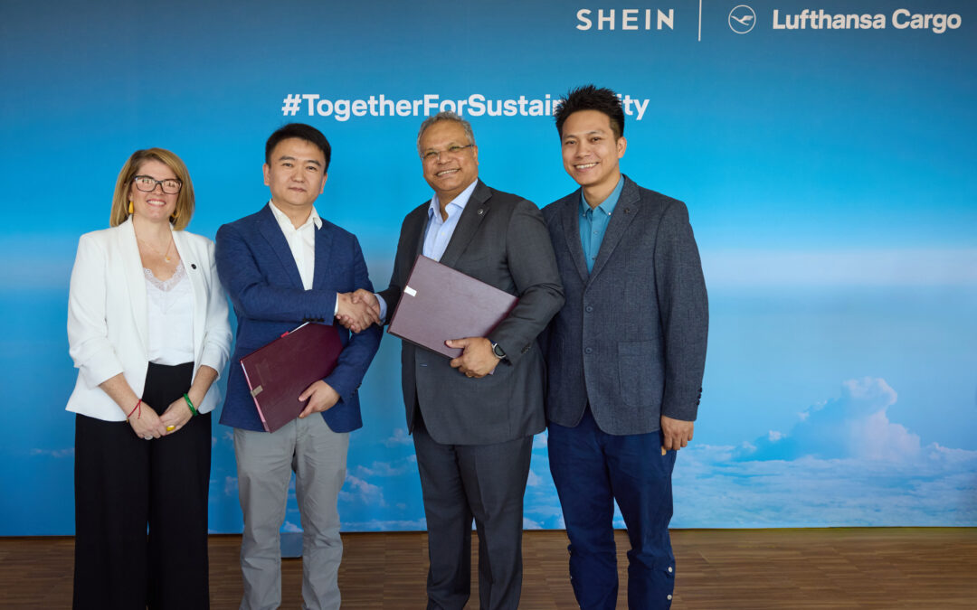 SHEIN und Lufthansa Cargo setzen auf SAF