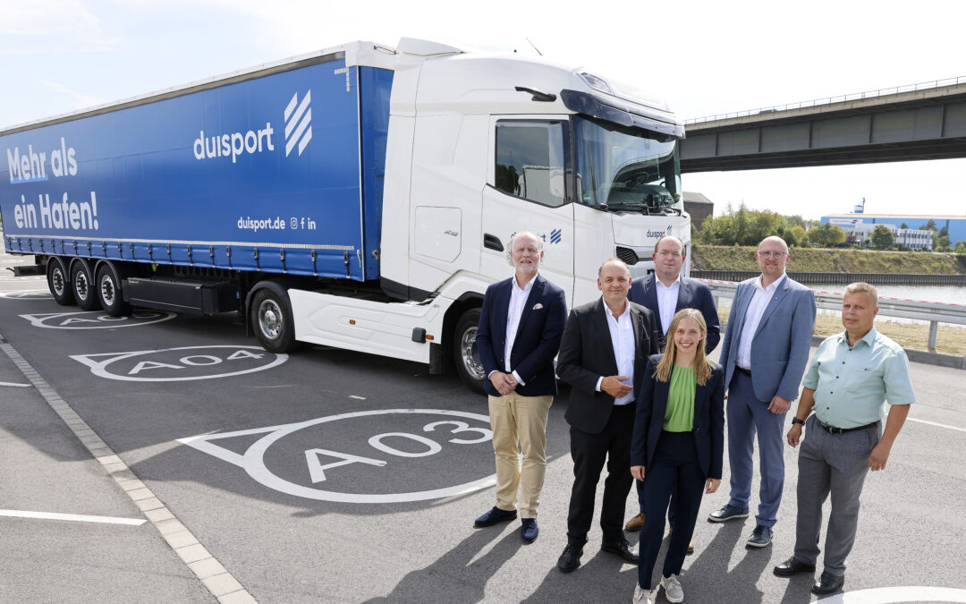 Smarte Lösung gegen Parkplatzmangel im Hafen Duisburg