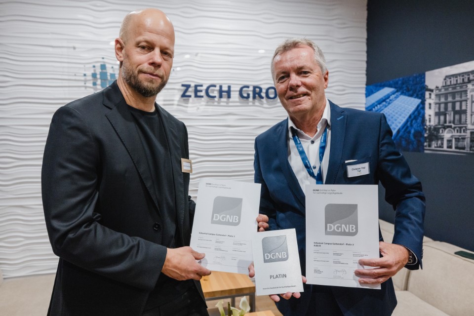DLH Österreich erhält DGNB-Platin-Zertifikat