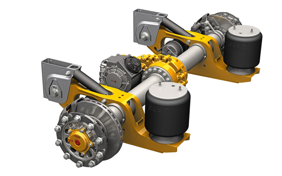 Rekuperationsachse SAF TRAKr für emmissionsarme Transporte