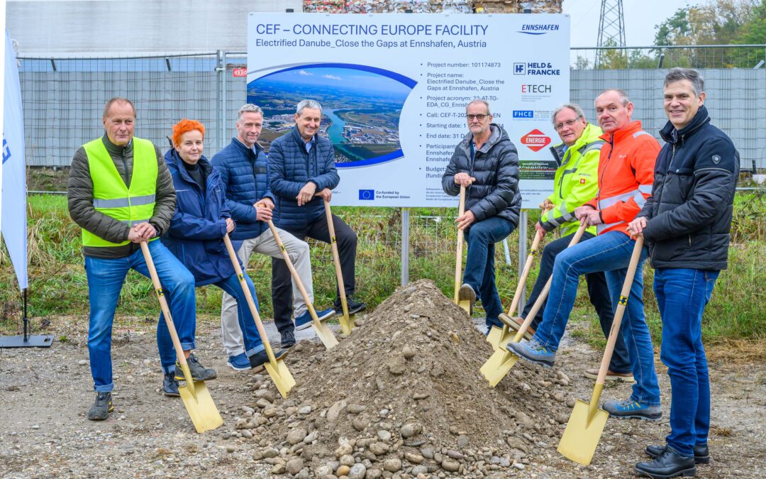 Ennshafen startet Bauarbeiten für Landstromanlagen