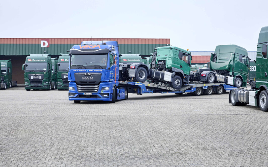 MAN und VEGA elektrifizieren Fahrzeugauslieferung