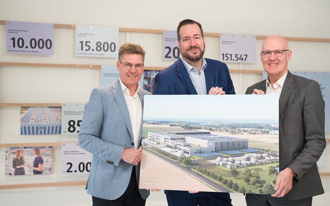 dm investiert 230 Mio. Euro in neues Verteilzentrum in Kronstorf