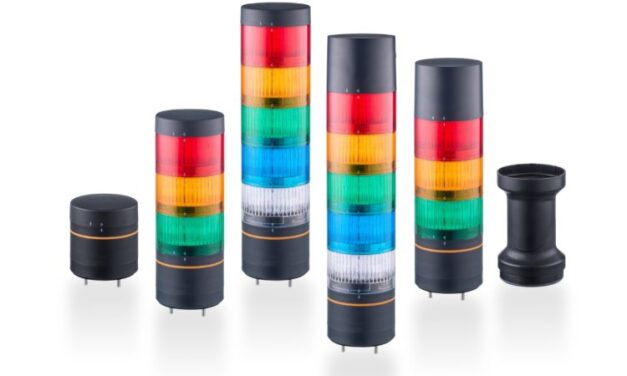 Konfigurierbare, stapelbare Signalsäulen