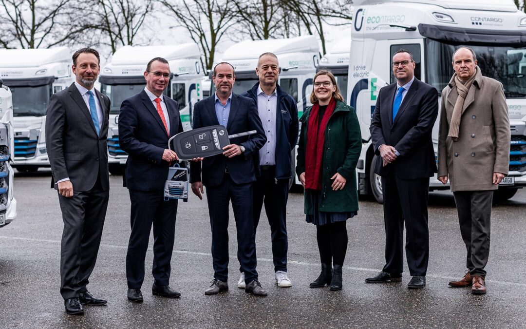 33 elektrische Sattelzugmaschinen gehen an Contargo