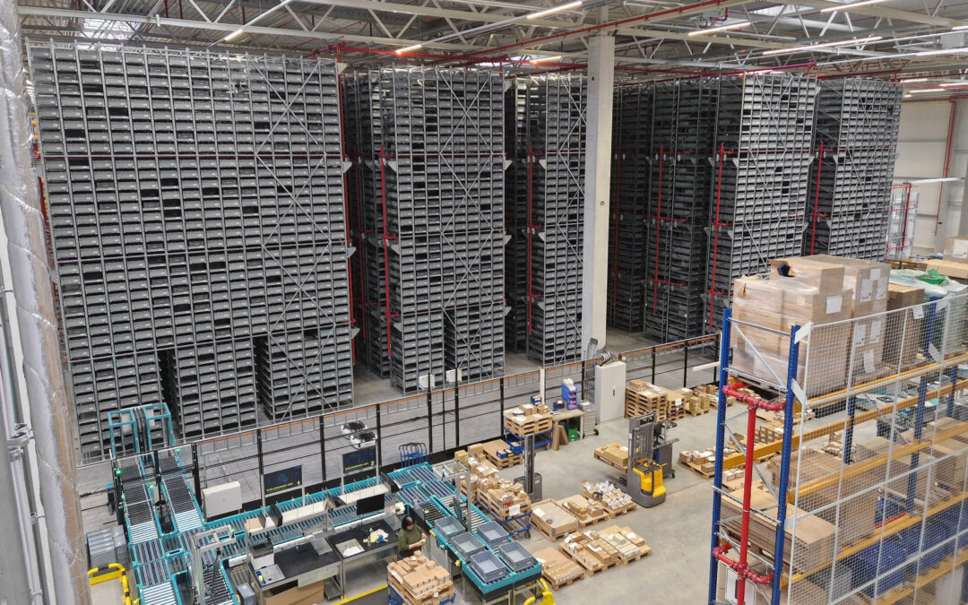 Exotec automatisiert neues Just-in-Time-Lager von Berrang