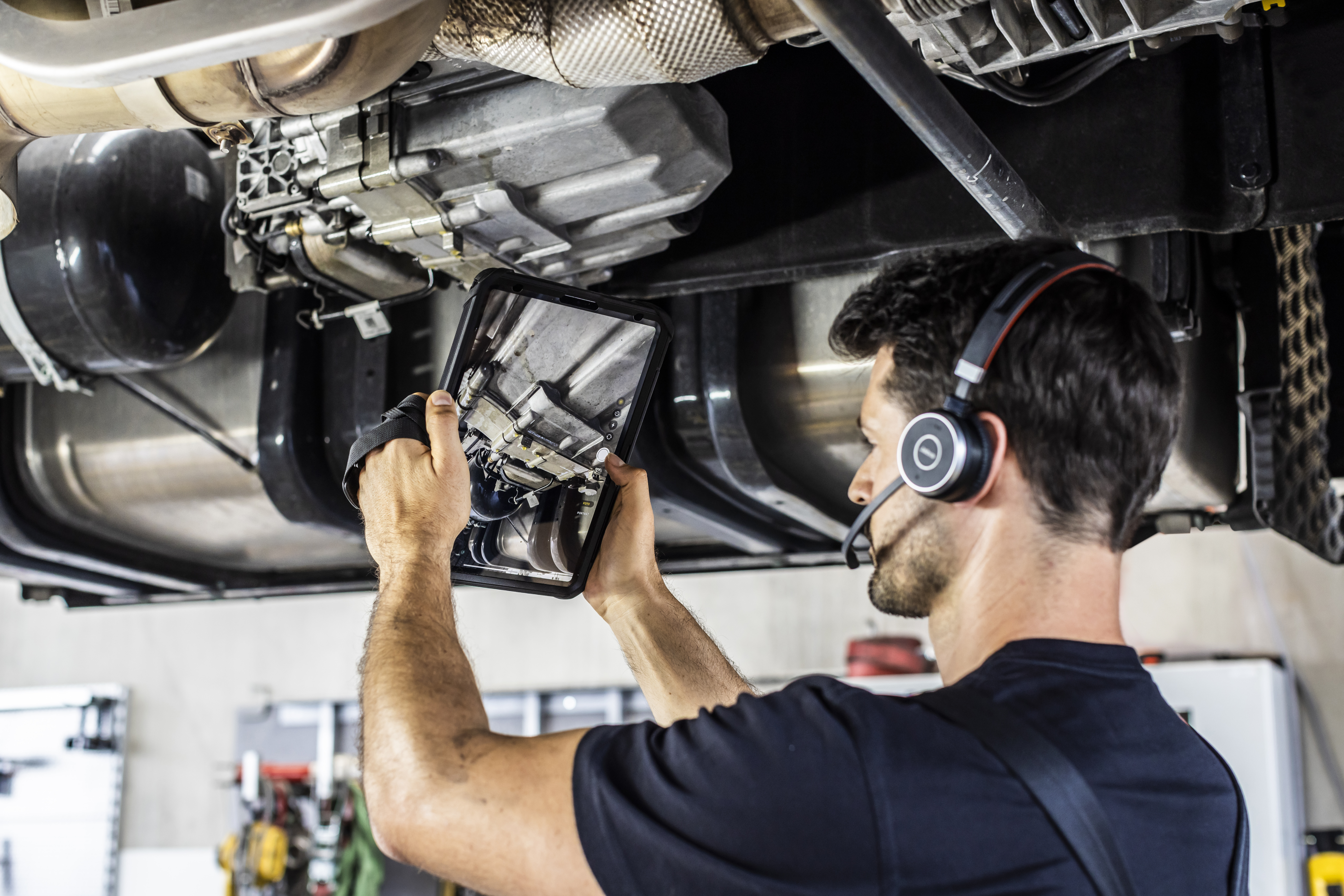 MAN Service Station in Schweinfurt, mit dem TGX MY 2025