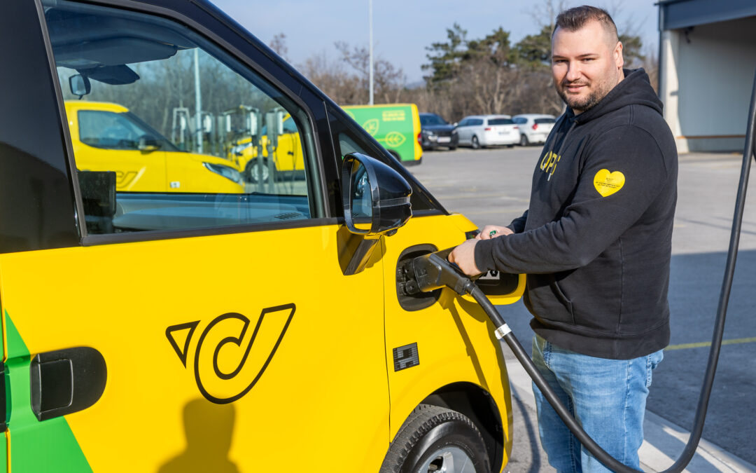 Post testet E-Autos als Stromspeicher