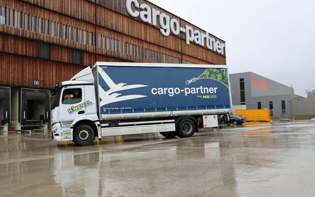 cargo-partner setzt erstmals E-Lkw rund um Wien ein