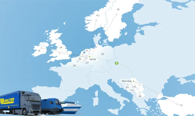 LKW WALTER startet neue Bahnverbindung Novi Sad–Herne
