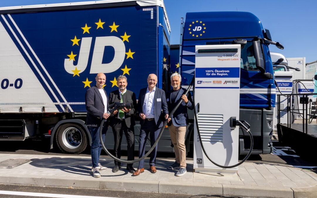 Megawatt-Ladepark an deutscher A9 eröffnet