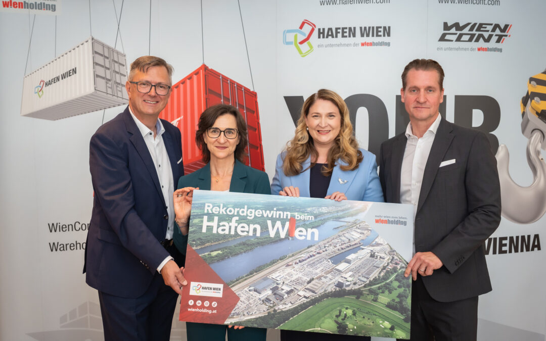 Hafen Wien steigert Umsatz und investiert in grüne Logistik