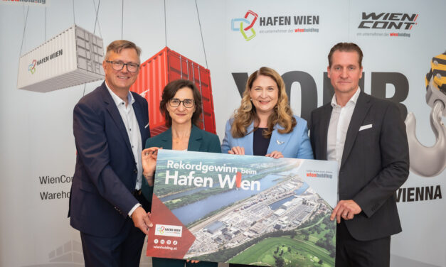 Hafen Wien steigert Umsatz und investiert in grüne Logistik