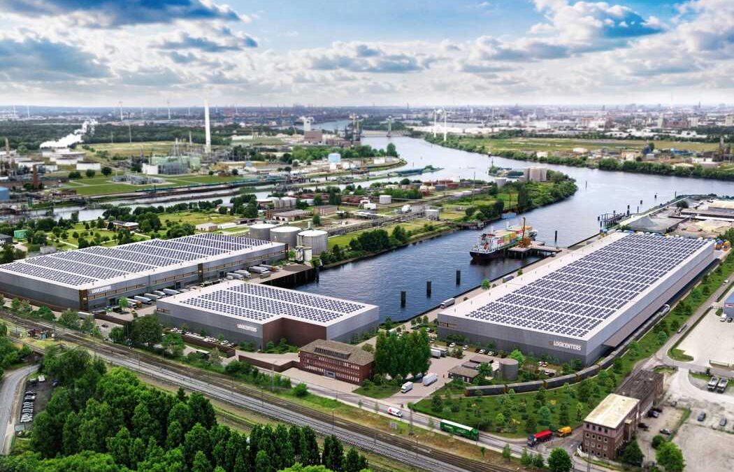 Logistikpark von Four Parx am Hamburger Hafen