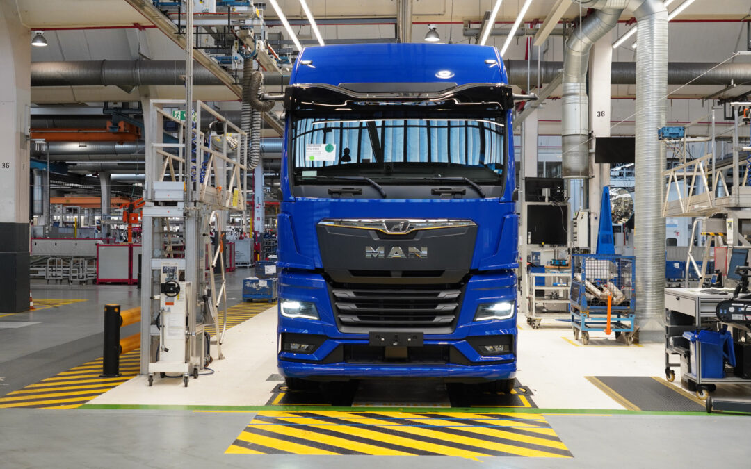 MAN startet Serienproduktion MCS-fähiger eTrucks