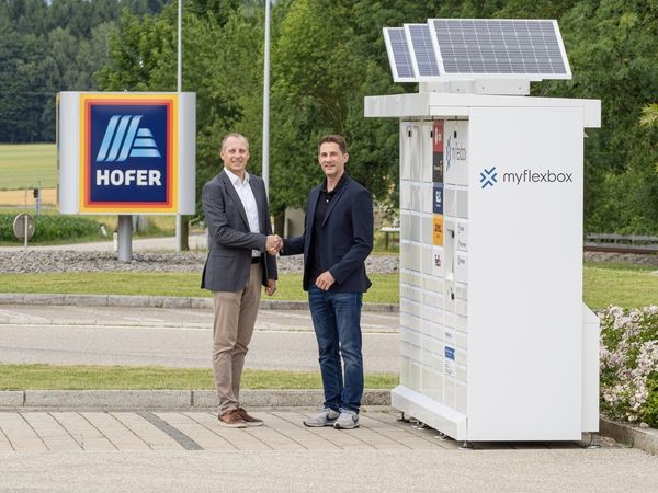 HOFER baut Paketstationen mit myflexbox aus