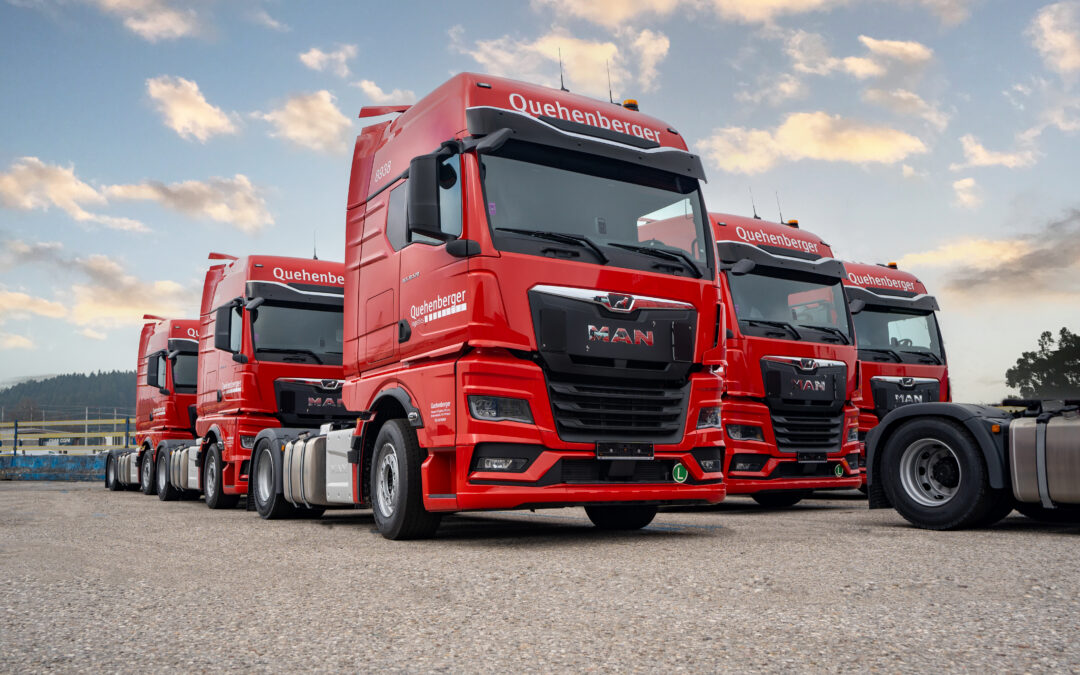 Quehenberger investiert in 350 neue MAN-Lkw