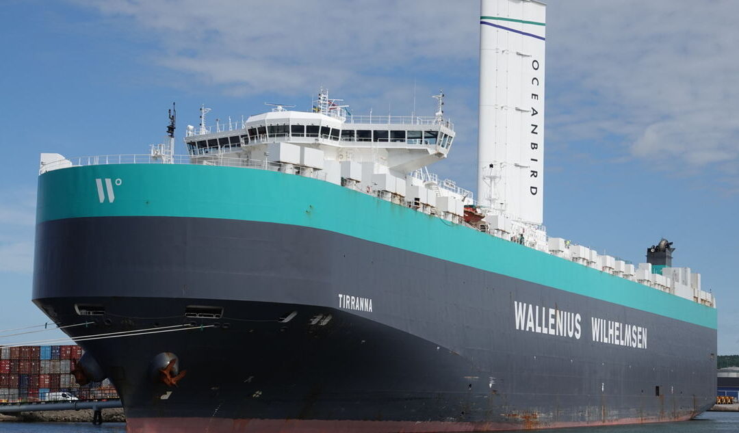 Wallenius Wilhelmsen mit Windantrieb für Frachtschiffe