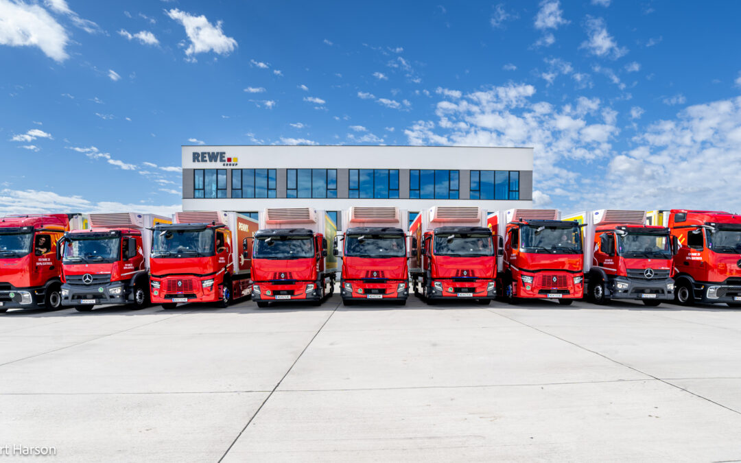 REWE Österreich stockt E-Lkw-Flotte auf neun Fahrzeuge auf