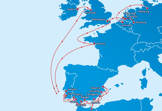 WEC Lines verbindet Südspanien mit Nordwesteuropa