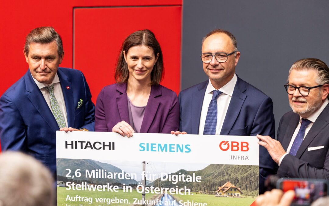 ÖBB vergeben 2,6-Milliarden-Auftrag für digitale Stellwerke