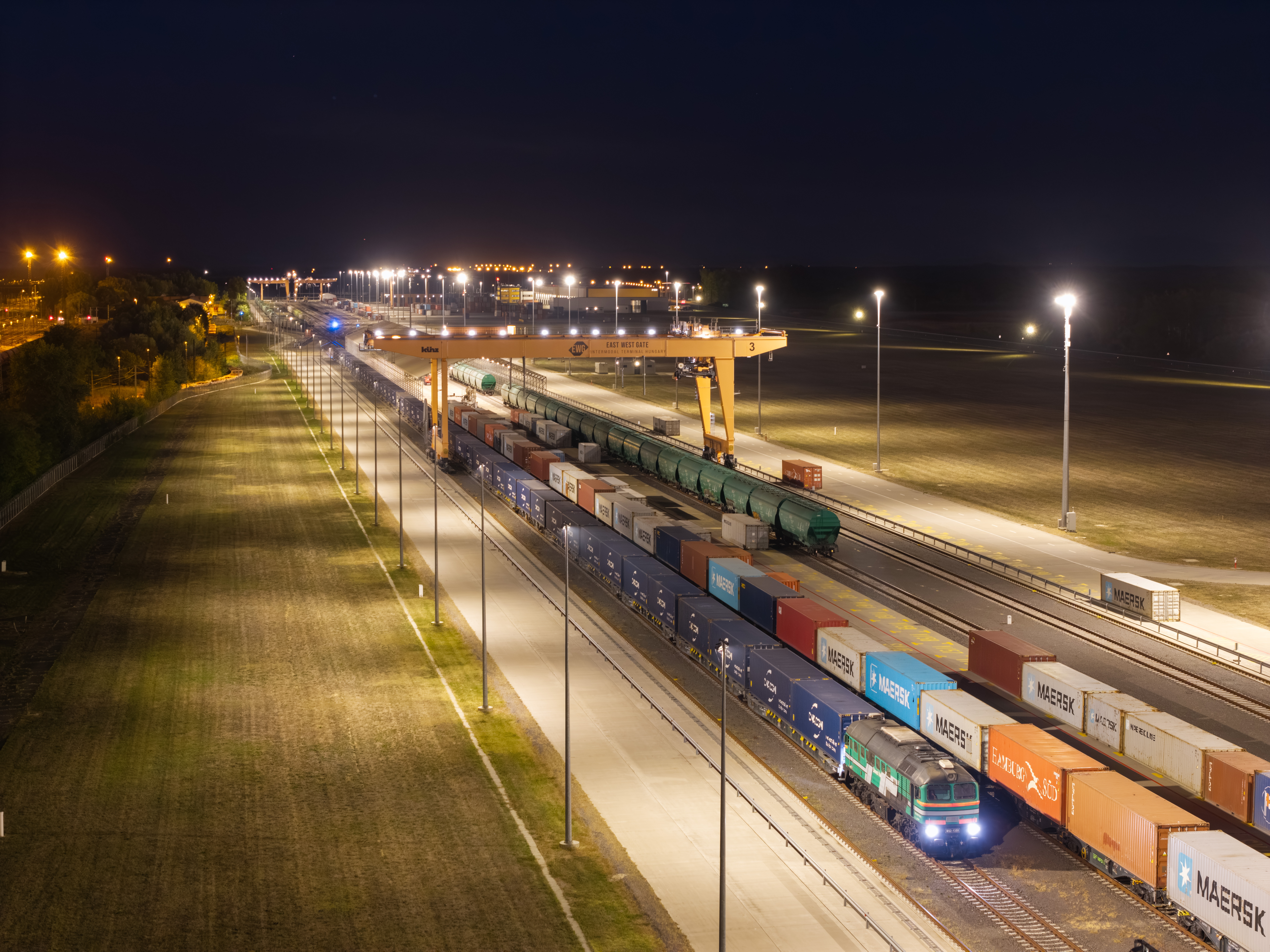 Erster CMA-CGM-Zug erreicht East-West Gate in Ungarn