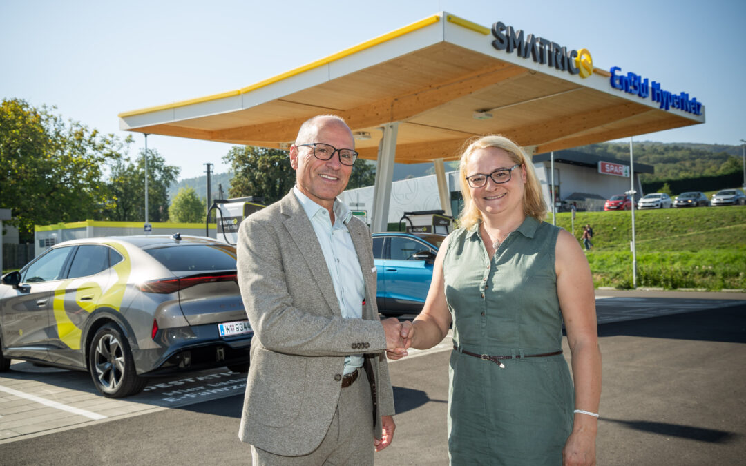SMATRICS EnBW eröffnet Schnellladepark an der A1