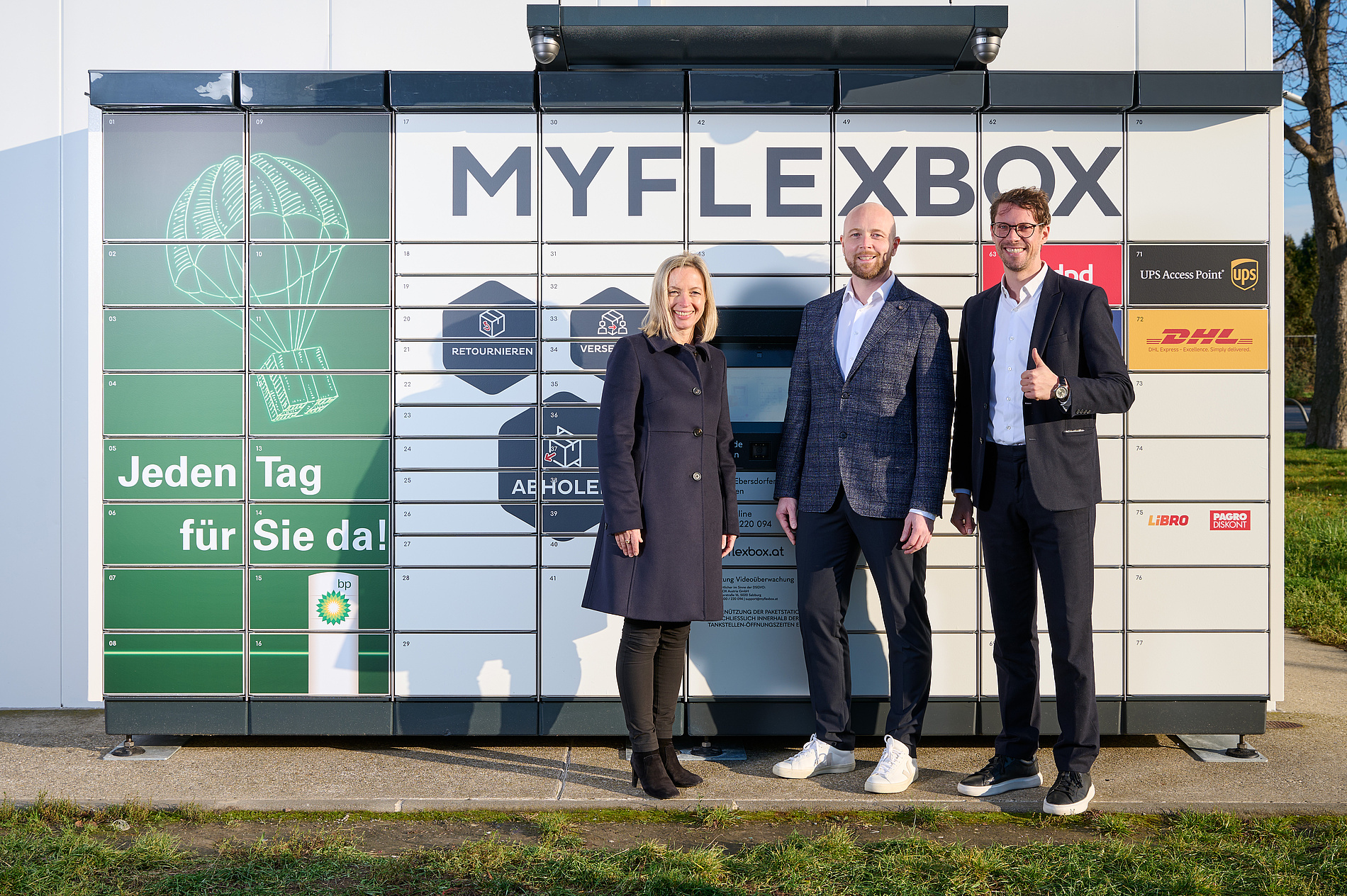 bp Österreich installiert die smarten Paketstationen von MYFLEXBOX