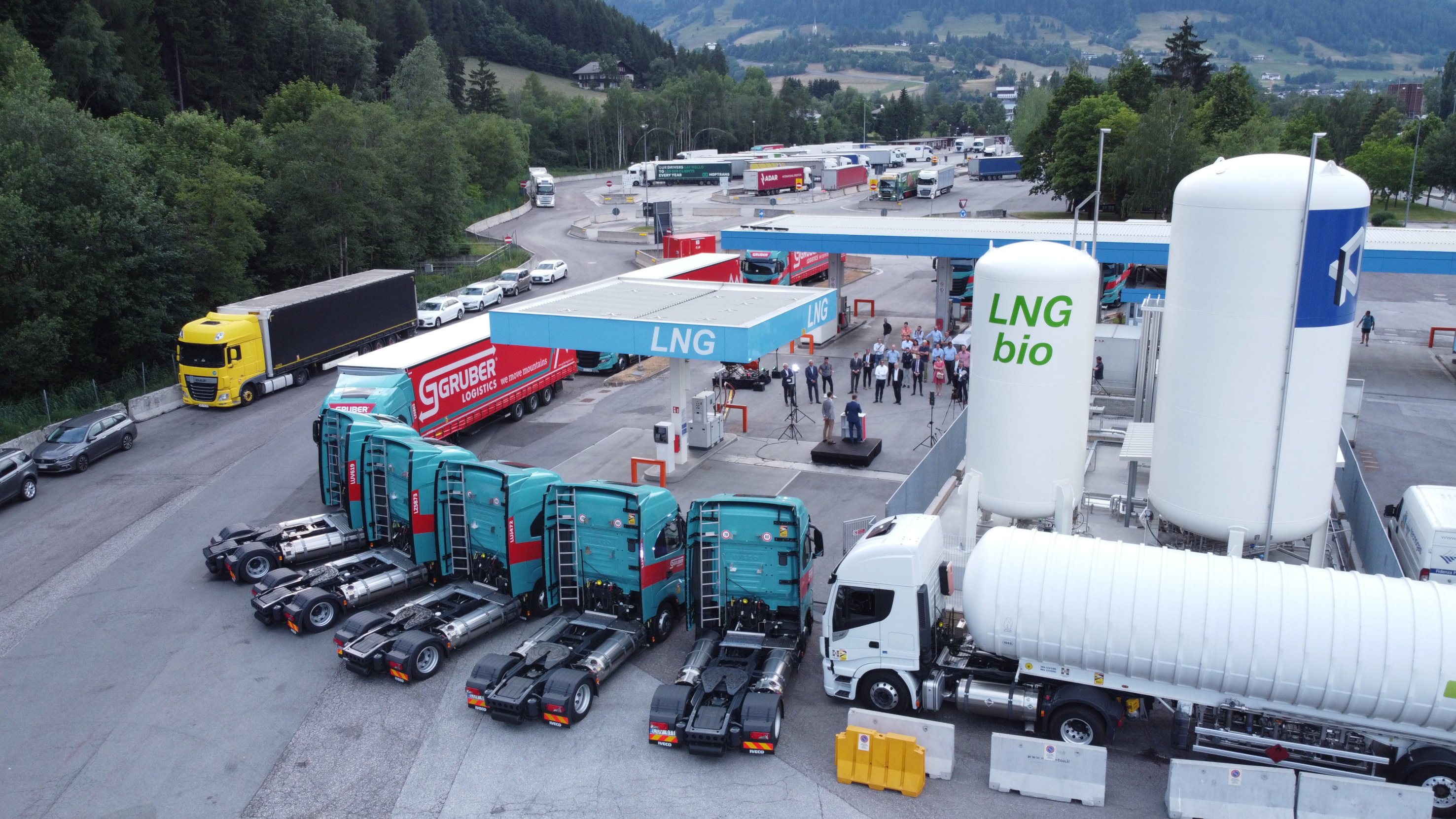 Gruber Logistics sorgt für emissionsarme Logistik