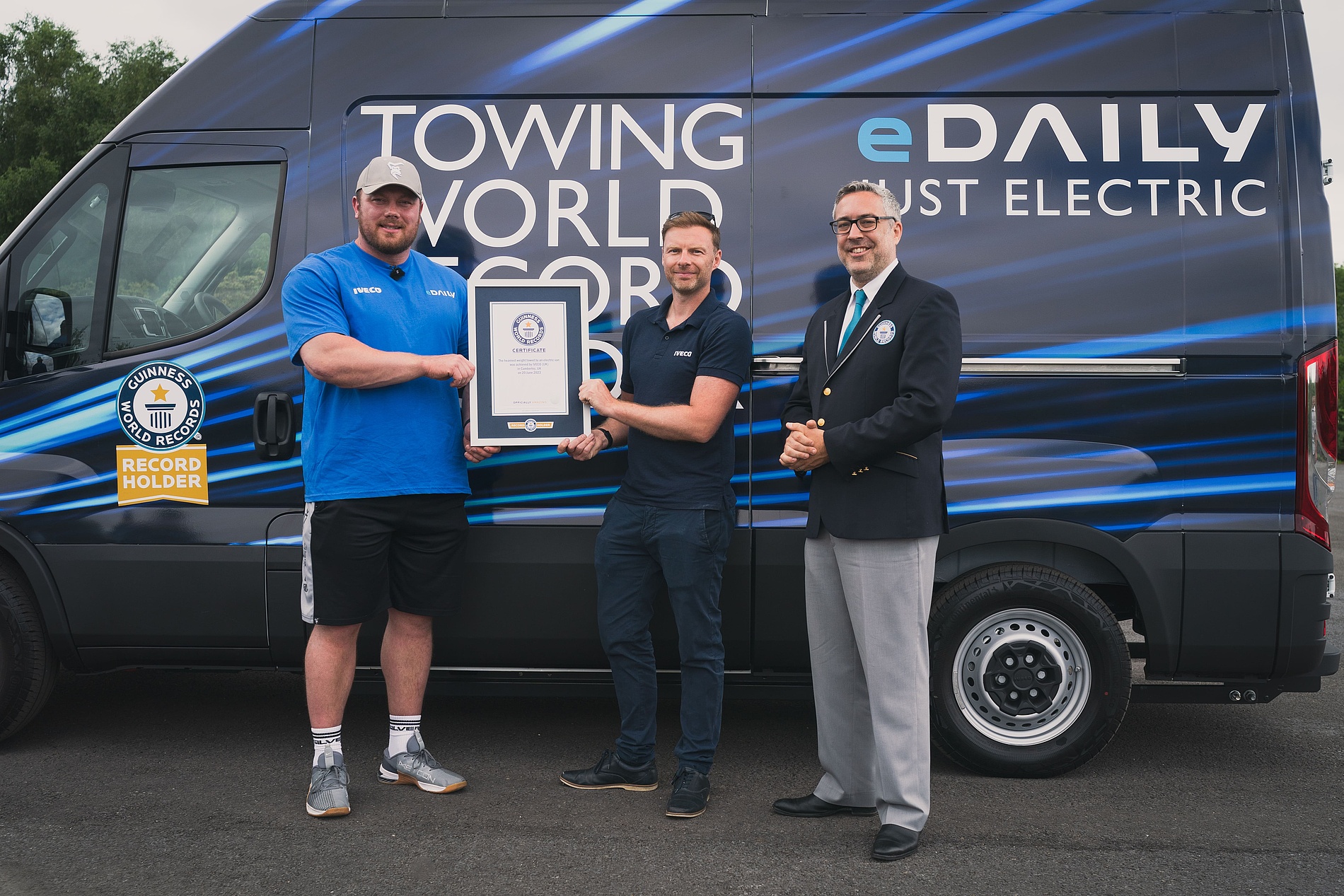 IVECO eDaily: mit starker Zugkraft zum Guiness-Weltrekord