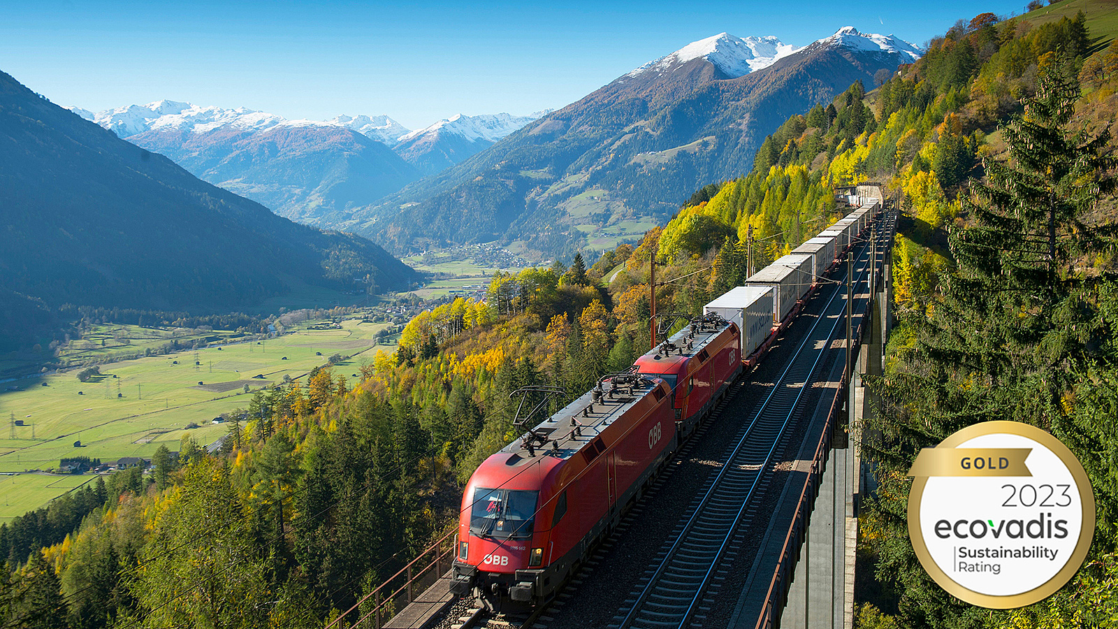 Nachhaltigkeit: Gold für ÖBB Rail Cargo Group