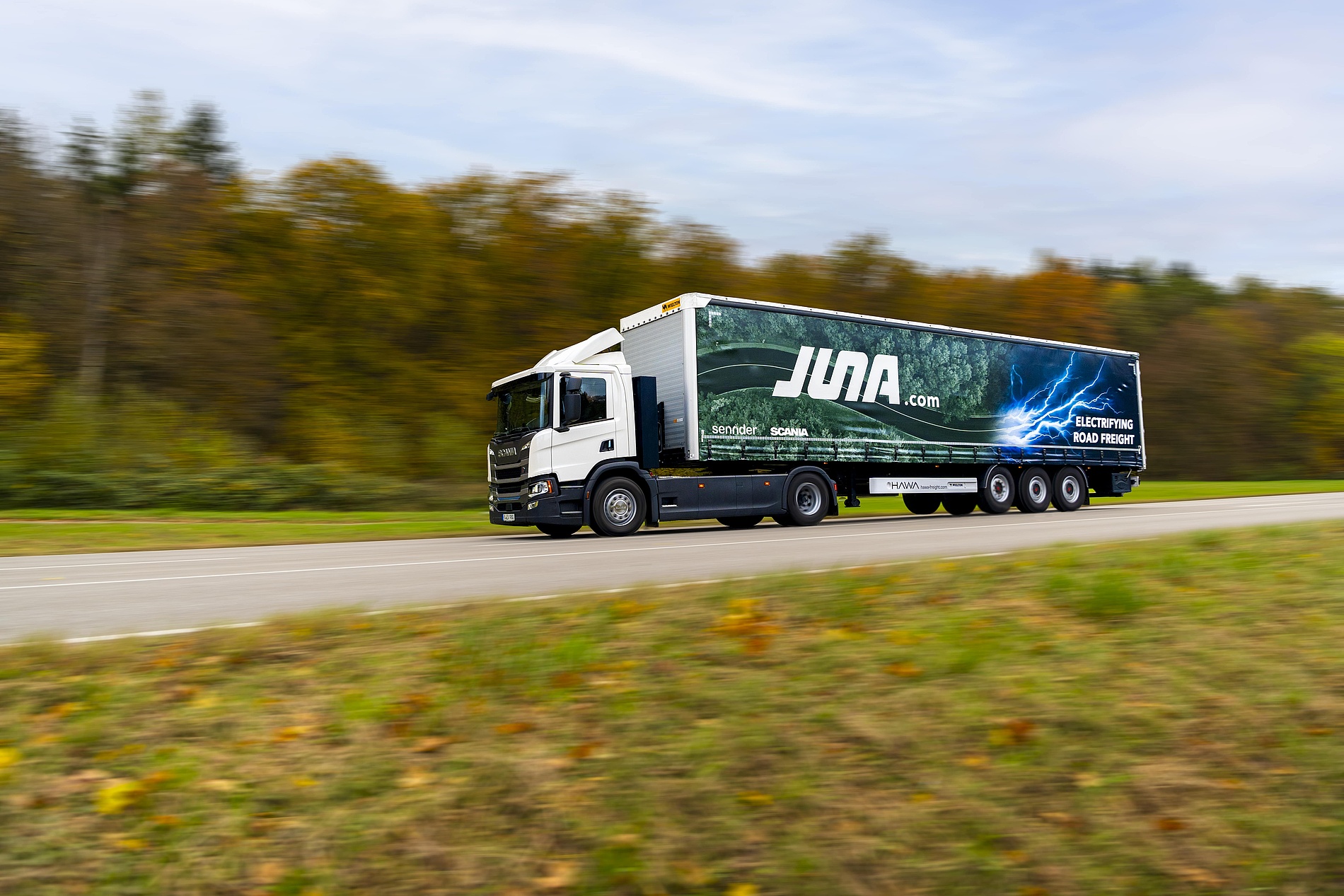 Scania und sennder gründen Joint Venture JUNA