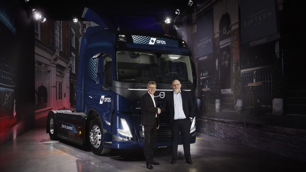 DFDS bestellt bei Volvo über 100 Elektro-Lkw