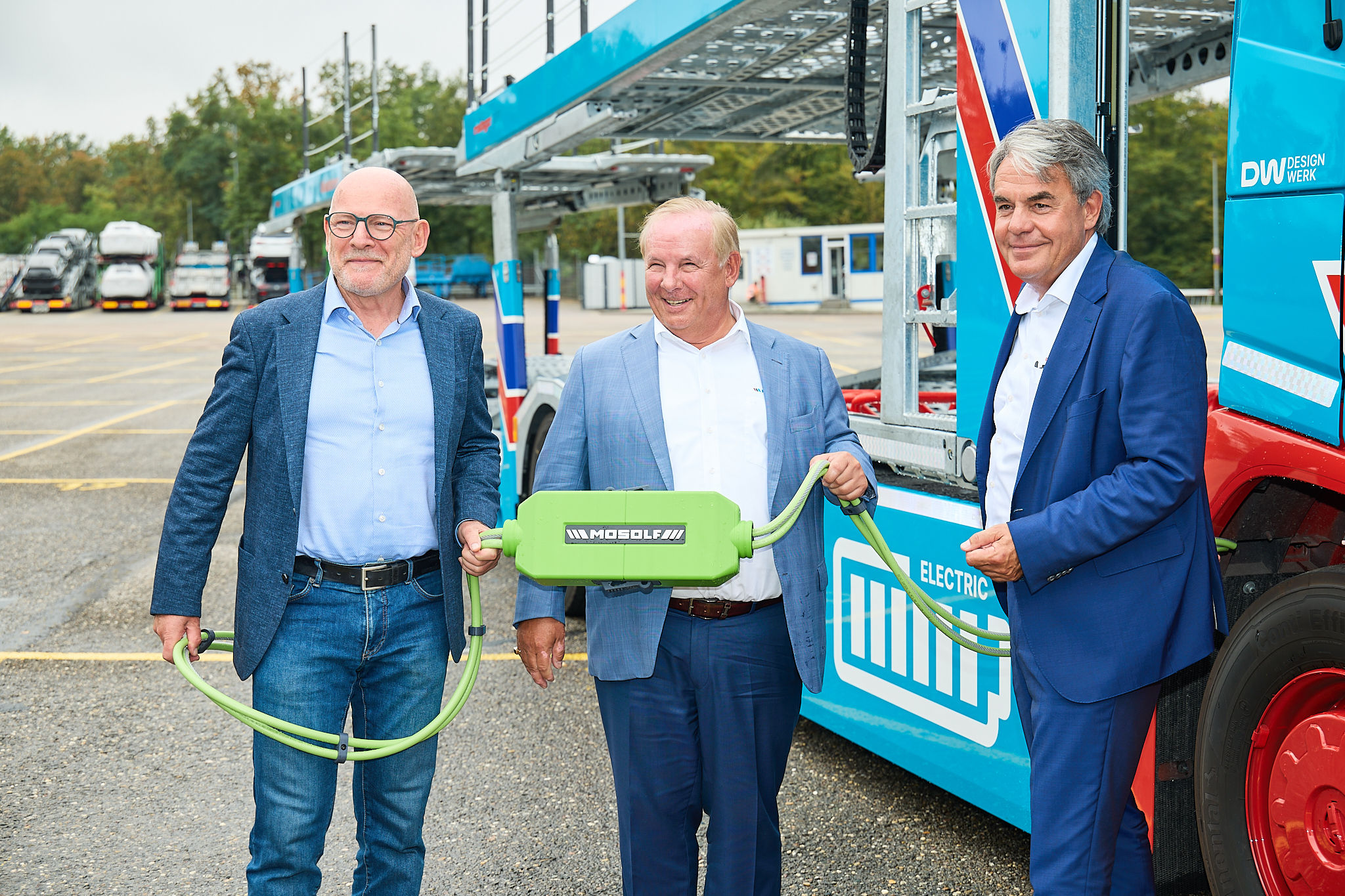 Emissionsfreie Fahrzeugauslieferung