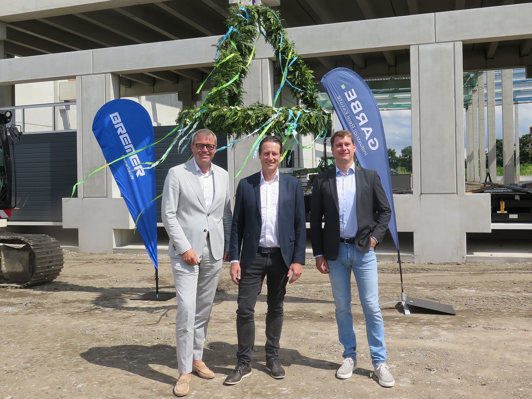 Garbe und Bremer Projektentwicklung feiern Richtfest in Duisburg
