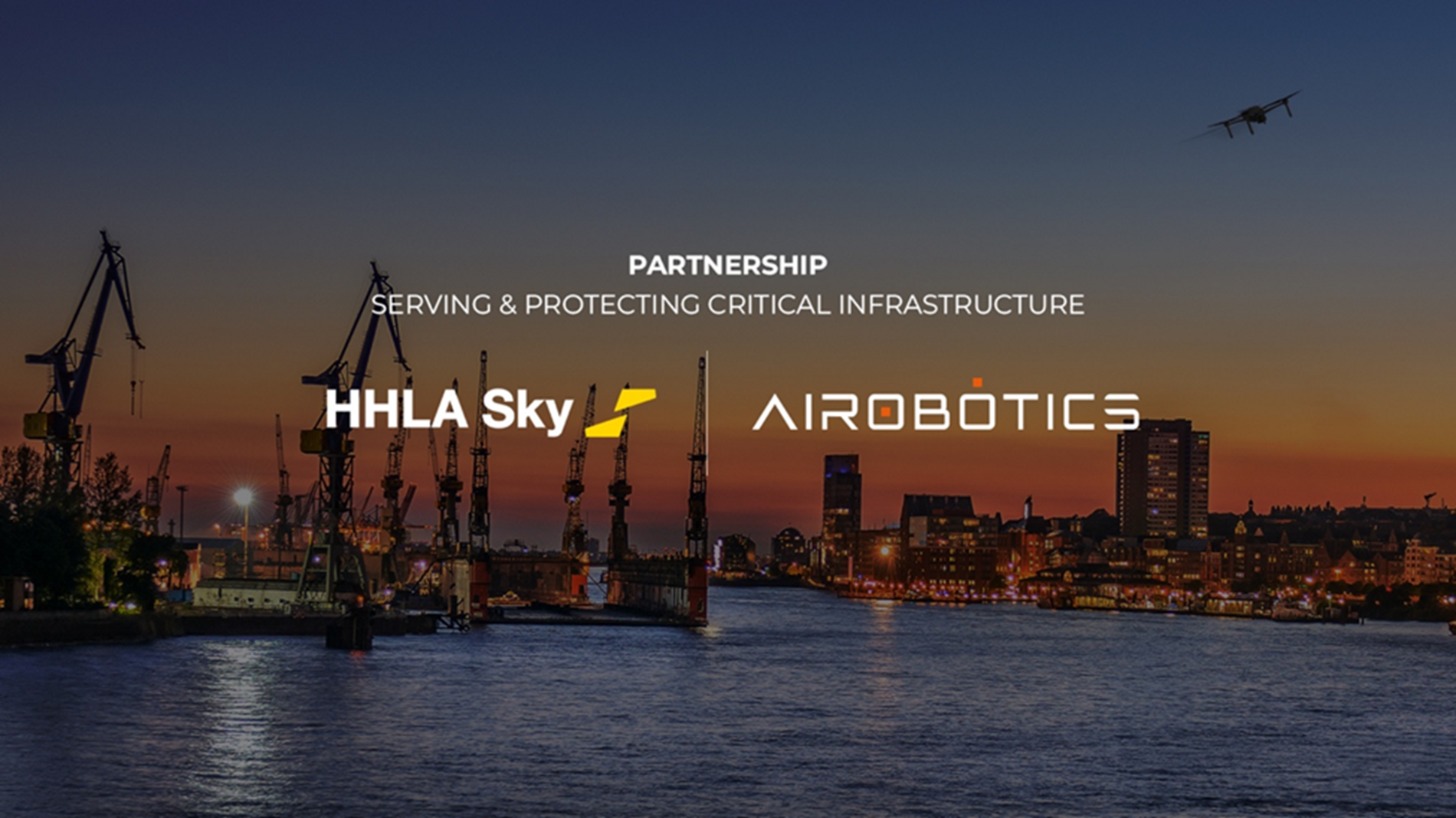 Kooperation zwischen Airobotics von Ondas Holdings und HHLA Sky