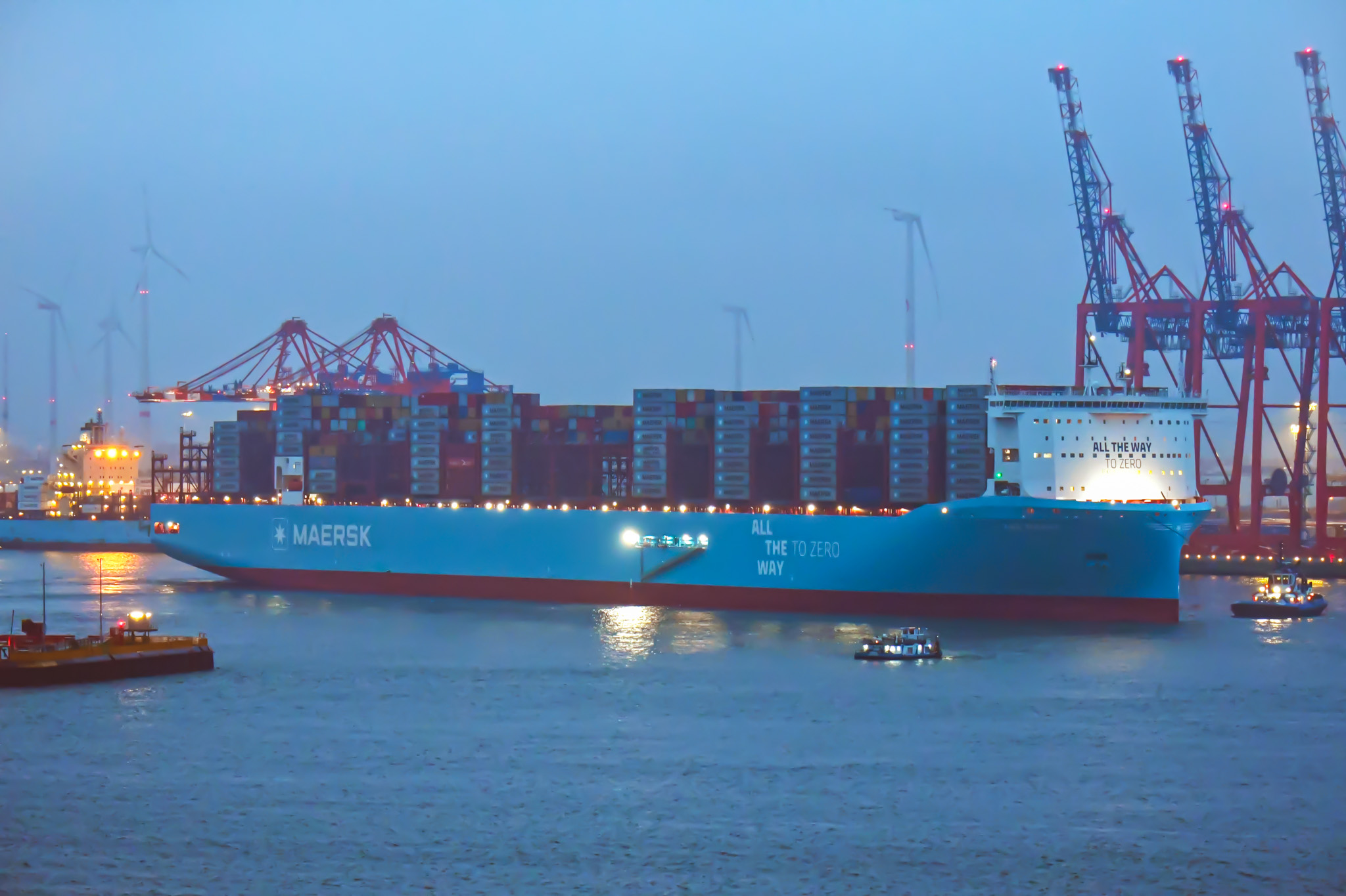 Maersk setzt auf Landstrom