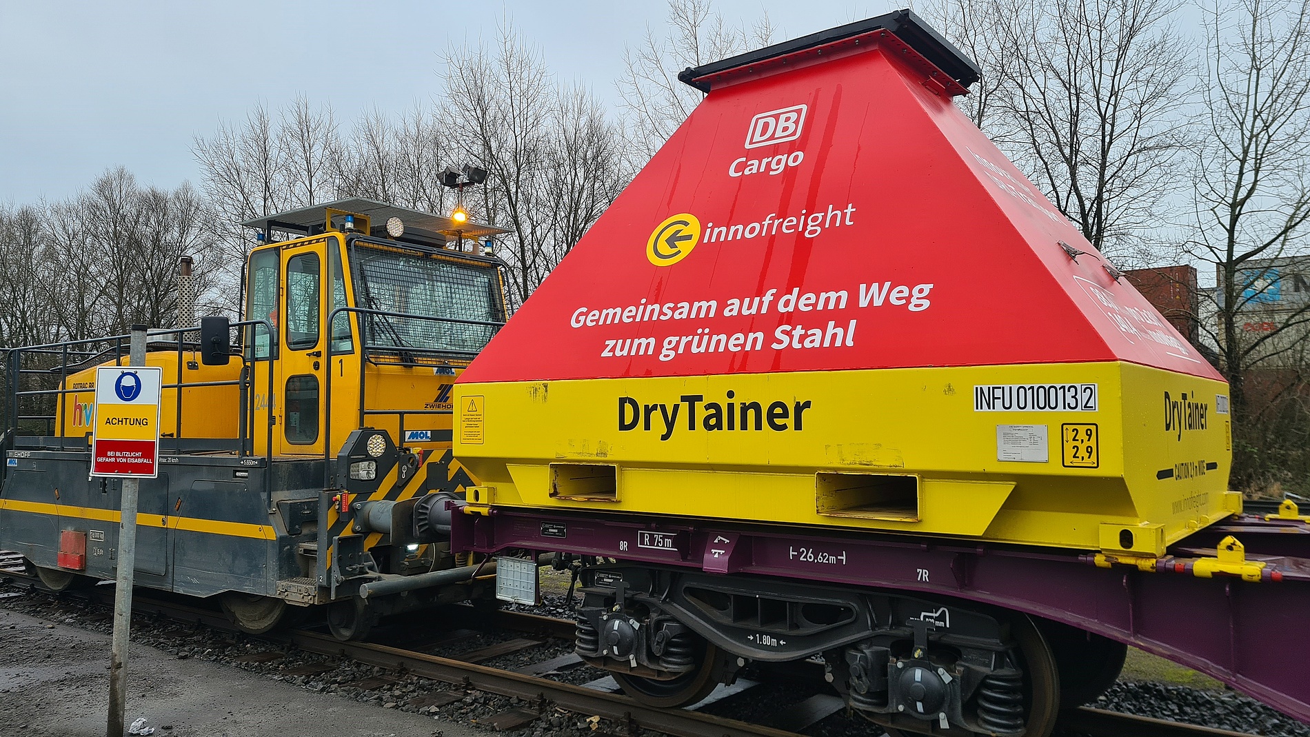 Gemeinsam für grünen Stahl: ArcelorMittal, DB Cargo und Innofreight