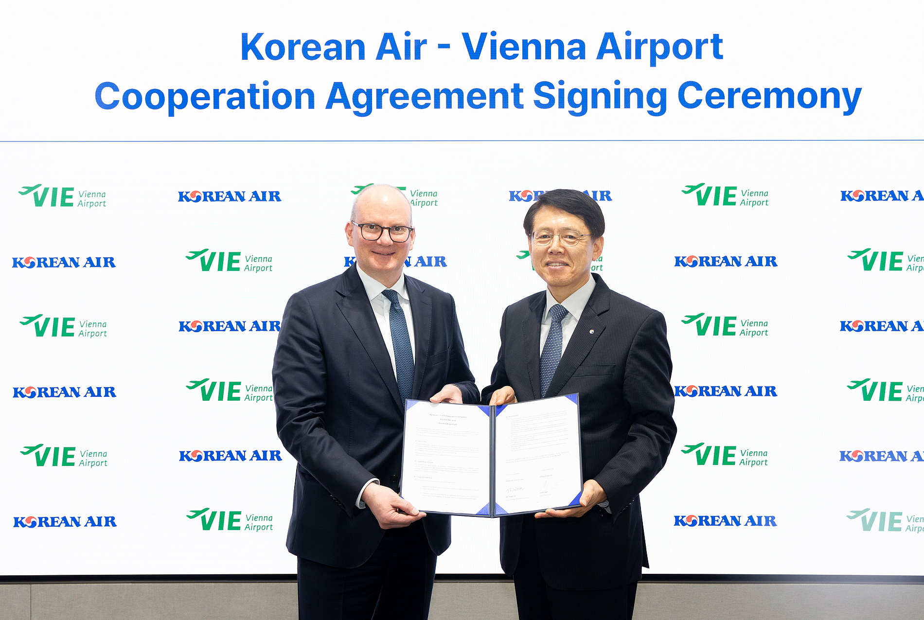 Flughafen Wien schließt Kooperationen mit Incheon Airport und Korean Air