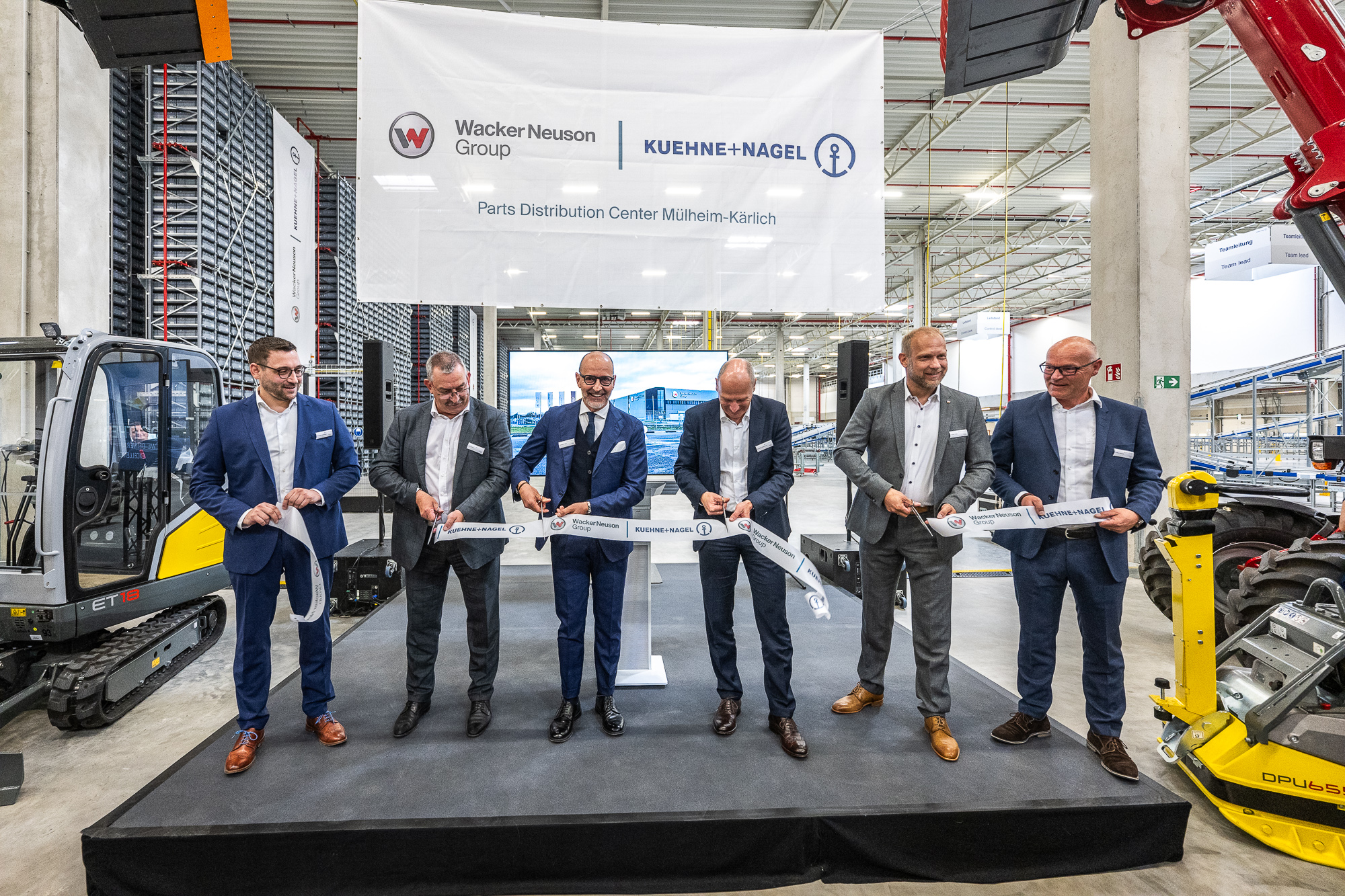 Kühne+Nagel etabliert hochautomatisierte Logistiklösung für Wacker Neuson