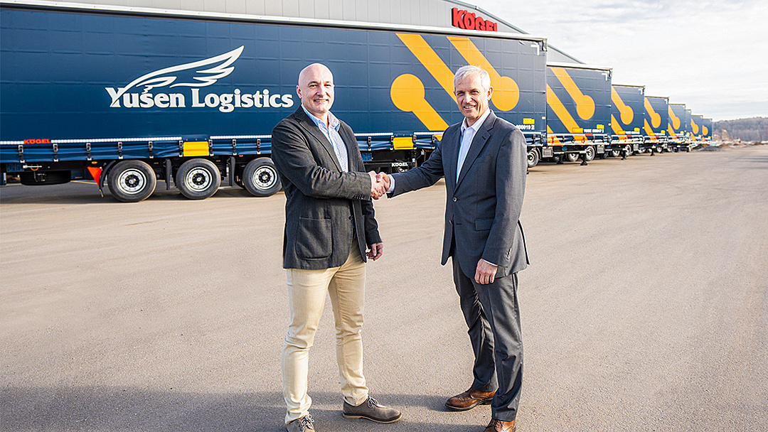 Yusen Logistics vertraut auf Kögel Trailer